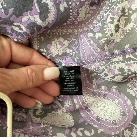 Nili Lotan Paisley Acadia Blouse (L) - Picture 7 of 8